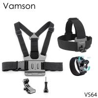 สายรัดข้อมือ5เบาเข็มขัดกล้อง VS64สำหรับสายรัดศีรษะสายรัดหน้าอก6 Yi 4ติด Vamson สำหรับอุปกรณ์เสริมวิดีโอสกรูฮีโร่ &amp; กล้องวิดีโอแอ็คชั่น