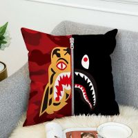 B-Bape Halloween Decoration Pillowcase 40x40 Home Decor Pillow Covers Decorative Cushion Cover 45x45cm Short Plush Couch Pillows