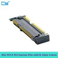 มินิ Pci-e Pci Express Pcie Msata 52pin ความสูง4.0มม. อะแดปเตอร์เชื่อมต่อซองหญิงซองออนบอร์ด Smt สำหรับราคาดีที่สุด Ssd