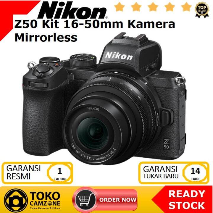 Nikon Z50 Kit 1650mm Kamera Mirrorless Lazada Indonesia