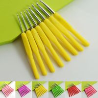 Set of 8 Knitting Crochet Tool Set with Soft Handle Aluminum Hook Nice burang