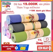 Thảm Tập Yoga 2 Lớp Cao Cấp, Thảm Tập Gym, thảm tập thể dục tại nhà