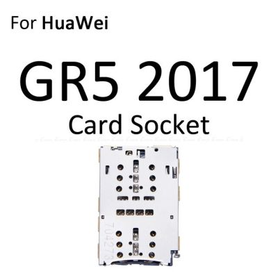 【☑Fast Delivery☑】 anlei3 ถาดใส่ซิมการ์ดที่ใส่เครื่องอ่านช่องเสียบไมโคร Sd ที่ใส่ขั้วต่อสำหรับ Huawei อะแดปเตอร์ Gr5ขนาด Honor 7X7วินาที