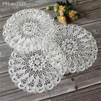 【CC】 New Embroidery Dining Table Placemat Coaster Cup Holder Drink