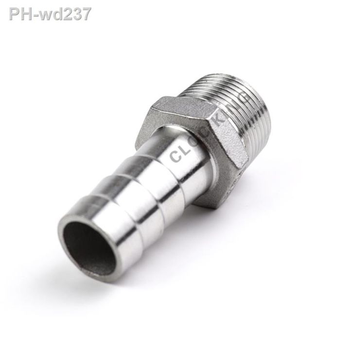 304-stainless-steel-1-8-quot-1-4-quot-3-8-quot-1-2-quot-3-4-quot-1-quot-bsp-male-thread-pipe-fitting-x-6mm-25mm-barb-hose-tail-pagoda-coupling-connector