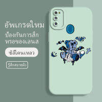 เคส samsung m30s ซอฟท์แวร์แองเจิลอาย กันรอย กันน้ำ ฝาหลังลื่น ปกเต็ม ไม่ติดขอบ ไม่ติดฟิล์มมือถือ การ์ดน่ารัก เคสป้องกันเลนส