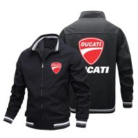 Men 39;s Jacket Ducati Logo Printed Motorcycle Racing Jacket Jacket Casual Windbreaker Men 39;s Aviator Jacket Jaqueta Masculina