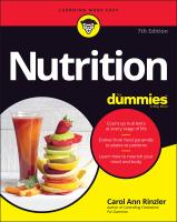 หนังสืออังกฤษใหม่ Nutrition for Dummies (Nutrition for Dummies) (7TH) [Paperback]