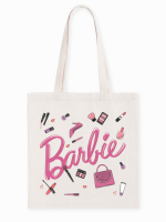 กระเป๋าผ้า Barbie กระเป๋าผ้าพิมพ์ลาย กระเป๋าผ้าCotton 100%