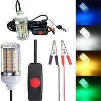 12V 6-Sided Led Fishing Light พร้อมคลิปหนีบแบตเตอรี่360องศามุมมอง108-Led ลูกปัด2835smd Ip68 Waterproof Lure Detector