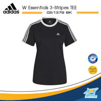 Adidas อาดิดาส เสื้อยืด เสื้อคอกลม เสื้อสำหรับผู้หญิง W Essentials 3-Stripes TEE GS1379 BK (1100)