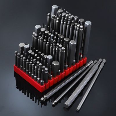 【CW】 50-150mm Magnetic Hexagon Screwdriver Bit H1.5-H12 Spherical/Ball Inner Screw Driver Bits for 1/4 quot; Shank Tools