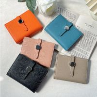 100% Cow Genuine Leather Womens Wallets and Fashion Small money bag luxury wallet design coin Purses Simple wallet card holder Wallets