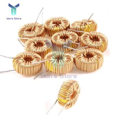 10Pcs 100UH 6A Magnetic Induction Coil Toroidal inductor Winding Inductance Core Inductors Wire Wind Wound Inductors For DIY Electrical Circuitry Part