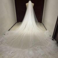 HOT Cascading 1T Wedding Veil Soft Bridal Veils layer Bride Width Accessories