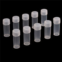 yizhuoliang 10pcs ขวดพลาสติกตัวอย่างขวด5ml Test Tube ขวดเล็ก Vial Storage Container