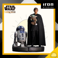 Luke Skywalker, R2-D2 &amp; Grogu : The Mandalorian Legacy Replica 1/4 By Iron Studios 21 นิ้ว งานปั้น ของเล่นของสะสม