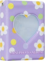 3 Inch Kpop Photocard Holder Book Photocard Binder Babyfond Mini Photo Album Love Heart Hollow Small Photo Card Book Kpop Albu