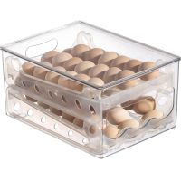 Slide Eggs Storage Box Replacement Spare Parts Accessories Egg Holder Container Refrigerator Drawer Stackable Food Eggs Box Kitchen Fridge Organizer