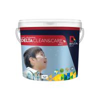 สีน้ำทาภายใน DELTA CLEAN&amp;CARE #00 BASE A ด้าน 2.5 แกลลอนWATER-BASED INTERIOR PAINT DELTA CLEAN&amp;CARE MATT #00 BASE A 2.5GAL **ใครยังไม่ลอง ถือว่าพลาดมาก**