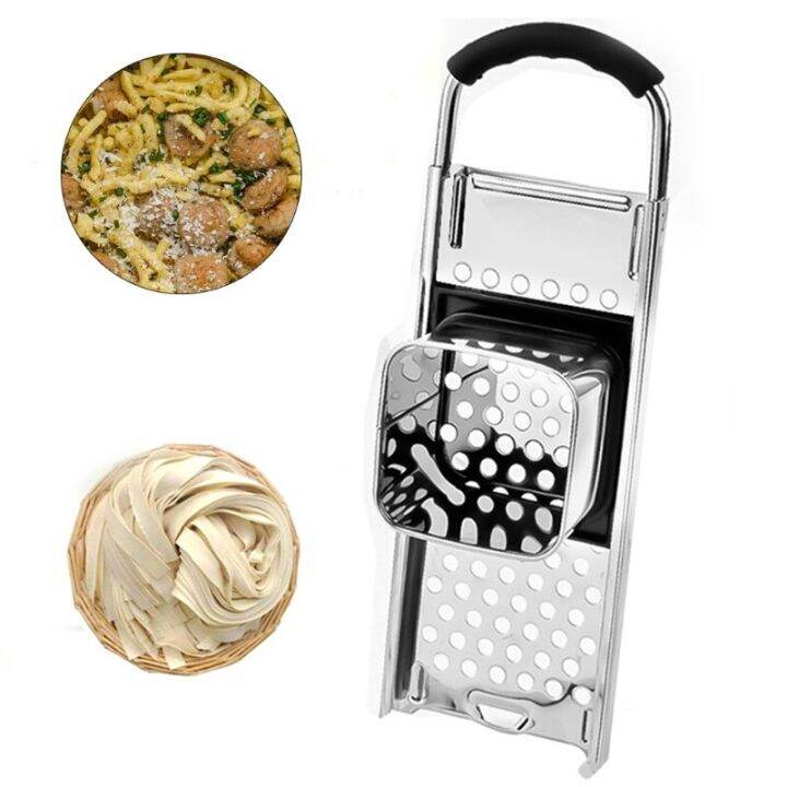Pasta Machine Manual Noodle Spaetzle Maker Stainless Steel Blade