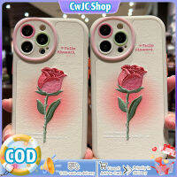 ฝาครอบเนื้อนิ่มการออกแบบลวดลายดอกทิวลิปเคสโทรศัพท์จากร้านค้า CwJC เข้ากันได้กับ Iphone 14 13 12 11 Series