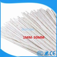 1/1.5/2/2.5/3/4/5/6MM Diameter Fiberglass sleeving 5Meter High temperature insulated wire casing Glass Fiber sleeving Electrical Circuitry Parts