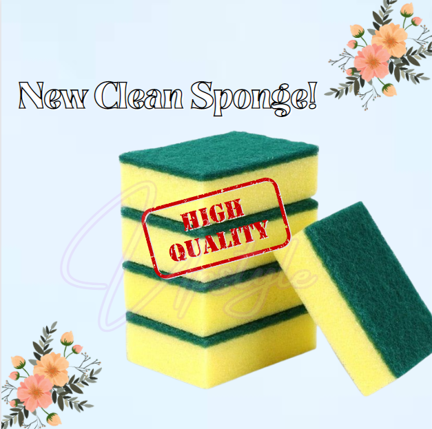 UPSTYLE Effective Sponge Scourers Professional Large Heavy Duty ...