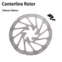 1ชิ้นจักรยานโรเตอร์ MTB ภูเขาจักรยาน Centerline เบรกใบพัด180มิลลิเมตร160มิลลิเมตร6เล็บดิสก์เบรกโรเตอร์