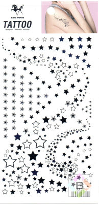 Tattoo แทททู ลาย ดาว Star ดาวเล็ก แท็ททู สติกเกอร์ RF33