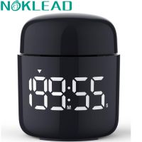 NOKLEAD LED ขวดเครื่องสำอางจับเวลาครัวลูกบิดดิจิตอลจับเวลานับถอยหลังทำอาหารอาบน้ำศึกษาแต่งหน้านาฬิกาจับเวลาจับเวลา-Piejt