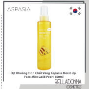 Xịt Khoáng Tinh Chất Vàng Aspasi Moist Up Face Mist Gold Pearl 150ml