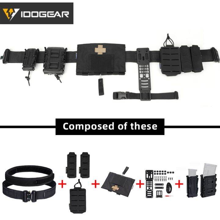 IDOGEAR Cinturón De Combate Táctico Para Hombre, Correa De 2 Pulgadas