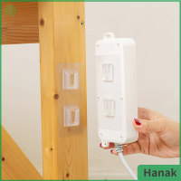 Hanak ที่แขวนตะขอผนังติดกาวสองด้านที่เก็บแบบดูดติดผนังโปร่งใสที่แข็งแกร่ง