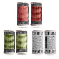 Unisex กีฬา Sweatband สายรัดข้อมือ GYM วิ่งความปลอดภัยสายรัดข้อมือ Brace Wrap BANDAGE Ion Fiber Repair ARM Shaping อุปกรณ์-gnhgfhjgh