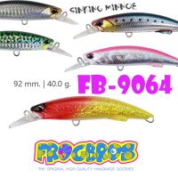 เหยื่อปลอม Frogbros เหยื่อดำ Sinking เหมือน DUO Realis สำหรับตกปลาทะเล  Action ดีราคาเบา 9.2 cm. 40.0 g.  ไม่มีกล่อง