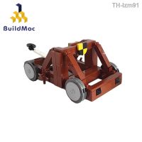 ? ของเล่นทางปัญญา Buildmoc MOC-107421 Medieval Catapult Siege Vehicle Building Block Set เข้ากันได้กับเลโก้