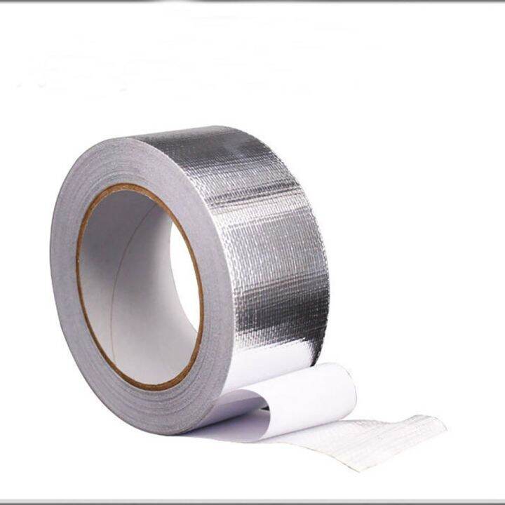 westspark-1pc-20m-self-adhesive-silver-heat-reflective-tape-fiber-glass-aluminum-foil-tape-heat-jacketing-insulation-resistant-adhesives-tape