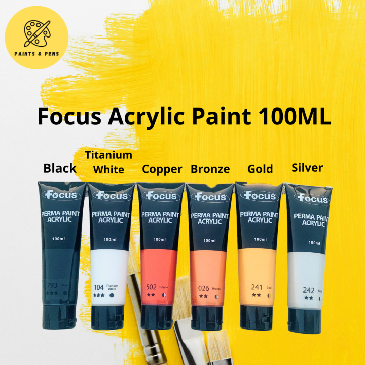 perma yellow acrylic paint