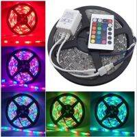 {ItalyNest shop}ไฟพร้อมรีโมทคอนโทลแถบไฟ LED 5M RGB พร้อมไฟประดับคริสต์มาสแบบกันน้ำ Wxr