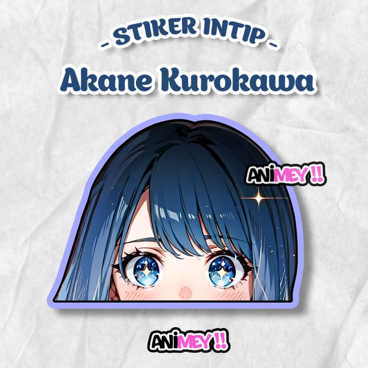 Stiker Intip Akane Kurokawa Sticker Anime Waterproof Lazada Indonesia 4521