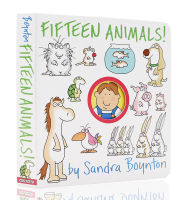 English original genuine picture book fifth animals! Cardboard book Sandra Boynton hole Book Childrens English Enlightenment