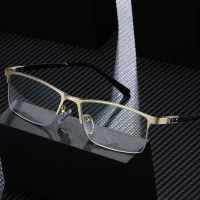 mens metal frame computer glass reading glasses anti-blue ray business eyeglass for men business style eyeglasses