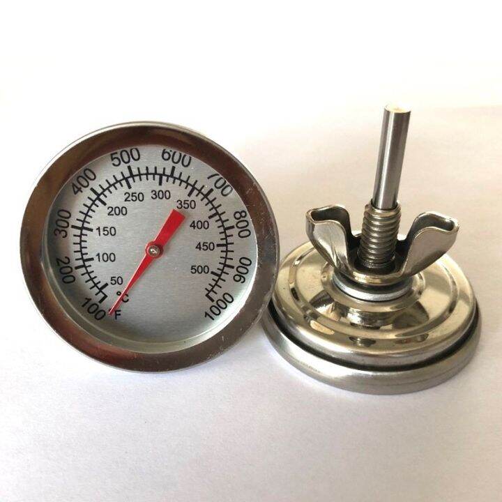 50500 Celsius Stainless Steel BBQ Smoker Grill Thermometer Temperature