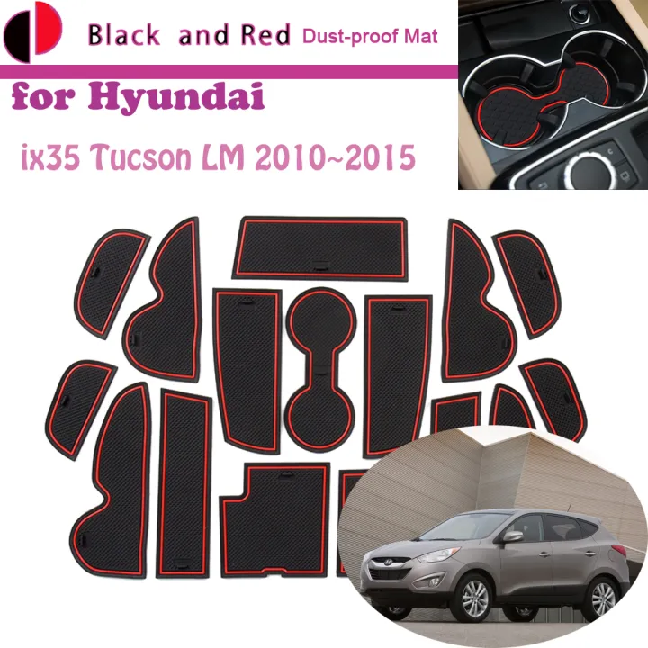 Rubber Mat Door Groove for Hyundai ix35 Tucson LM 20102015 Antislip