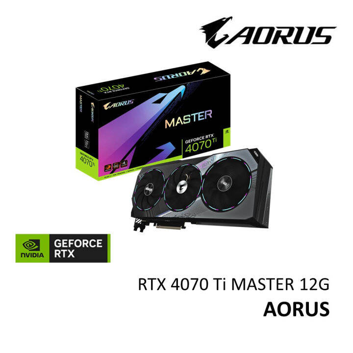 Aorus Geforce Rtx 4070 Ti Master 12g Graphic Card Lazada