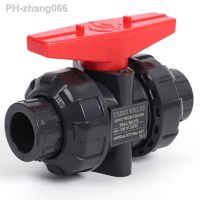 ▪ 1pc Inner Dia20/25/32/40/50mm Plastic PVC Ball Union Valve PVC Water Pipe Connector Plumbing Hose Fittings Slip Shut Valve