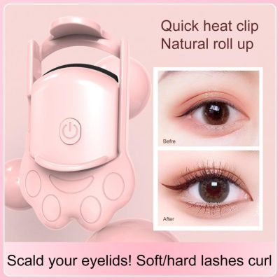▣■∈ 1 Set Cat Claw Eyelashes Curler Cute Designs Long Lasting Professional for Women Makeup Accessories Tool Fit All Eyelash Shapes
