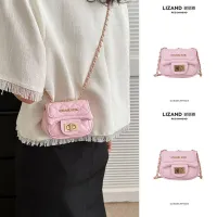 High-end niche cross-body bag for women 2023 summer new pink mini rhombus childrens cross-body coin purse 【JYUE】