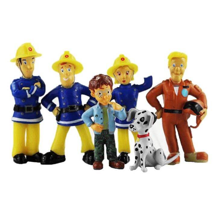 weare-สำหรับเด็ก-ของขวัญวันเกิด-pvc-doll-little-dog-penny-officer-steele-fireman-sam-action-figures-fire-fighting-fireman-toys